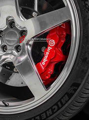 CARBON CERAMIC BIG BRAKE KIT BBK for ZEEKR 001 2021 - 2024

Forza Performance Group offers various types of big brake kits, all types of aftermarket brake calipers, as well as genuine original brands of all types, such as AP Racing, Brembo, Akebono, AMG, M Performance, Audi, Porsche, Lamborghini, Toyota TRD, etc.

Material: Carbon Ceramic

Current set includes:

2x Authentic Brembo GT6 6 Pot Front Brake Calipers

2x Front Brake Discs 405 mm

2x Brake Caliper Adapters
2x Brake Pads

PLEASE INCLUDE YOUR VIN, 