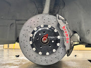 CARBON CERAMIC BIG BRAKE KIT for AUDI A6 C7 FACELIFT 2014 - 2018

Forza Performance Group offers various types of big brake kits, all types of aftermarket brake calipers, as well as genuine original brands of all types, such as AP Racing, Brembo, Akebono, AMG, M Performance, Audi, Porsche, Lamborghini, Toyota TRD, etc.

Material: Carbon Ceramic

Current set includes:

2x Authentic Brembo GTS6 6 Pot Front Brake Calipers

2x Front Brake Discs 380 mm

2x Brake Caliper Adapters
2x Brake Pads

PLEASE INCLUDE YOU