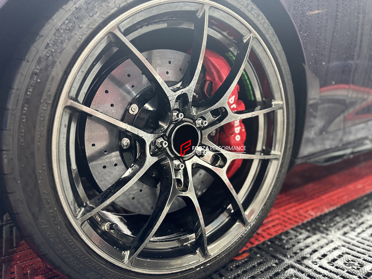 CARBON CERAMIC BIG BRAKE KIT for AUDI S4

Forza Performance Group offers various types of big brake kits, all types of aftermarket brake calipers, as well as genuine original brands of all types, such as AP Racing, Brembo, Akebono, AMG, M Performance, Audi, Porsche, Lamborghini, Toyota TRD, etc.

Material: Carbon Ceramic

Current set includes:

2x Authentic Brembo BM6 6 Pot Front Brake Calipers

2x Front Brake Discs 380 mm

2x Brake Caliper Adapters
2x Brake Pads

PLEASE INCLUDE YOUR VIN, MODEL AND YEAR WHE