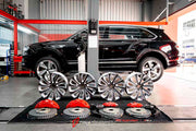 CARBON CERAMIC BIG BRAKE KIT for BENTLEY BENTAYGA PL71 FACELIFT 2020+

Forza Performance Group offers various types of big brake kits, all types of aftermarket brake calipers, as well as genuine original brands of all types, such as AP Racing, Brembo, Akebono, AMG, M Performance, Audi, Porsche, Lamborghini, Toyota TRD, etc.

Material: Carbon Ceramic

Current set includes:

2x Authentic Akebono 10 Pot Front Brake Calipers

2x Authentic Brembo 4 pot Rear Brake Calipers
2x Electronic Parking Brakes
2x Front Br