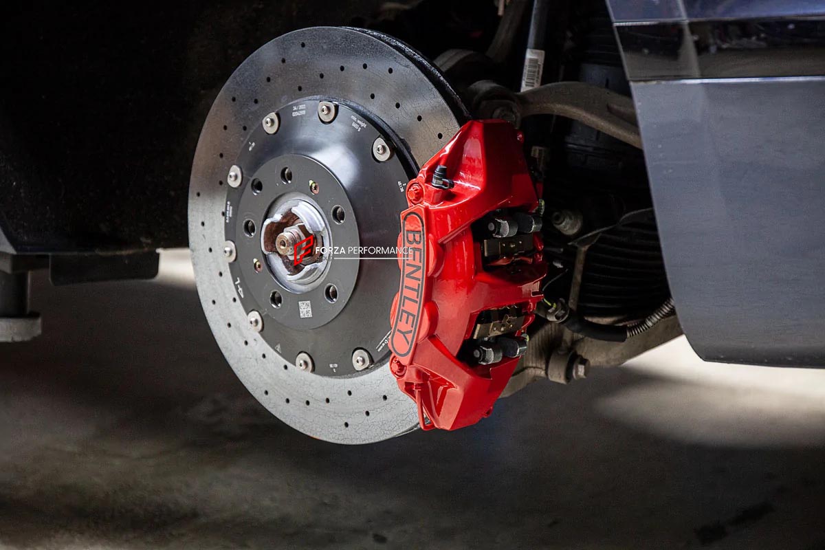 CARBON CERAMIC BIG BRAKE KIT for BENTLEY FLYING SPUR 2019+

Forza Performance Group offers various types of big brake kits, all types of aftermarket brake calipers, as well as genuine original brands of all types, such as AP Racing, Brembo, Akebono, AMG, M Performance, Audi, Porsche, Lamborghini, Toyota TRD, etc.

Material: Carbon Ceramic

Current set includes:

2x Authentic Akebono 10 Pot Front Brake Calipers

2x Authentic Brembo 4 pot Rear Brake Calipers

2x Front Brake Discs 420 mm

2x Rear Brake Discs 4