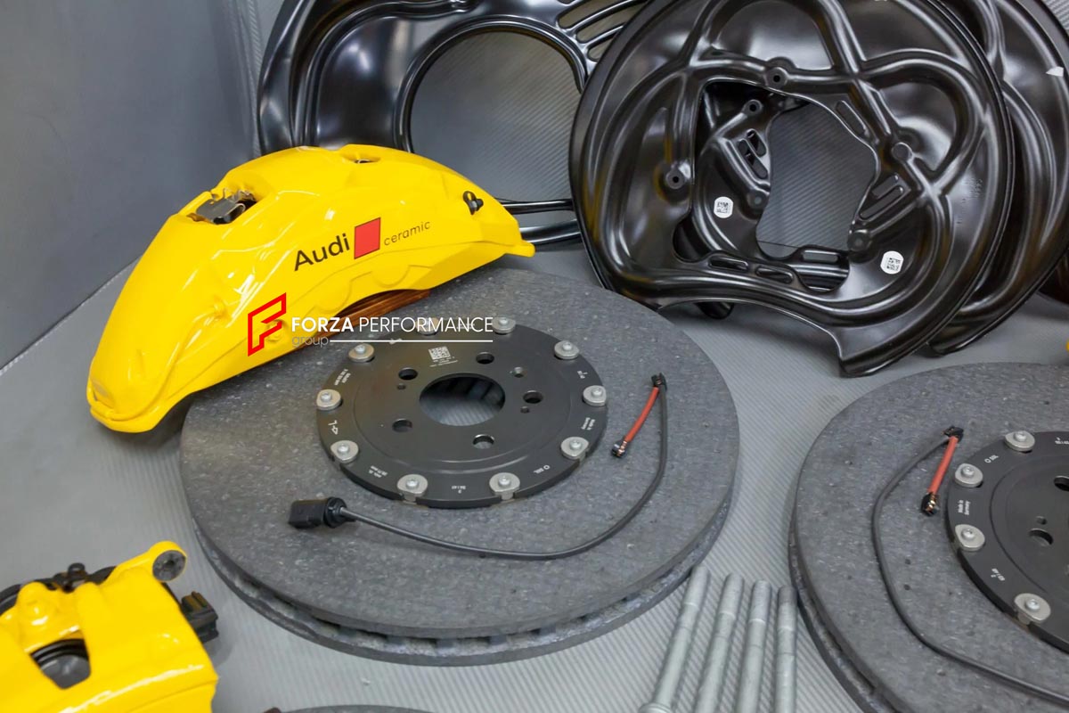 CARBON CERAMIC BIG BRAKE KIT for BIG BRAKE KIT for AUDI RS Q8 4M 2019 - 2024

Forza Performance Group offers various types of big brake kits, all types of aftermarket brake calipers, as well as genuine original brands of all types, such as AP Racing, Brembo, Akebono, AMG, M Performance, Audi, Porsche, Lamborghini, Toyota TRD, etc.

Material: Carbon Ceramic

Current set includes:

2x Authentic Akebono 10 Pot Front Brake Calipers
2x 1 pot Rear Brake Calipers
2x Front Brake Discs 440 mm

2x Rear Brake Discs 37