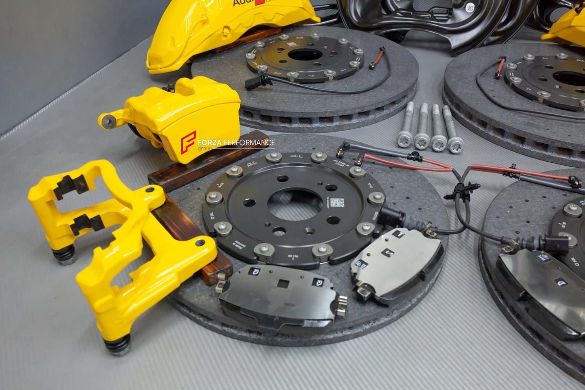 CARBON CERAMIC BIG BRAKE KIT for BIG BRAKE KIT for AUDI RS Q8 4M 2019 - 2024

Forza Performance Group offers various types of big brake kits, all types of aftermarket brake calipers, as well as genuine original brands of all types, such as AP Racing, Brembo, Akebono, AMG, M Performance, Audi, Porsche, Lamborghini, Toyota TRD, etc.

Material: Carbon Ceramic

Current set includes:

2x Authentic Akebono 10 Pot Front Brake Calipers
2x 1 pot Rear Brake Calipers
2x Front Brake Discs 440 mm

2x Rear Brake Discs 37