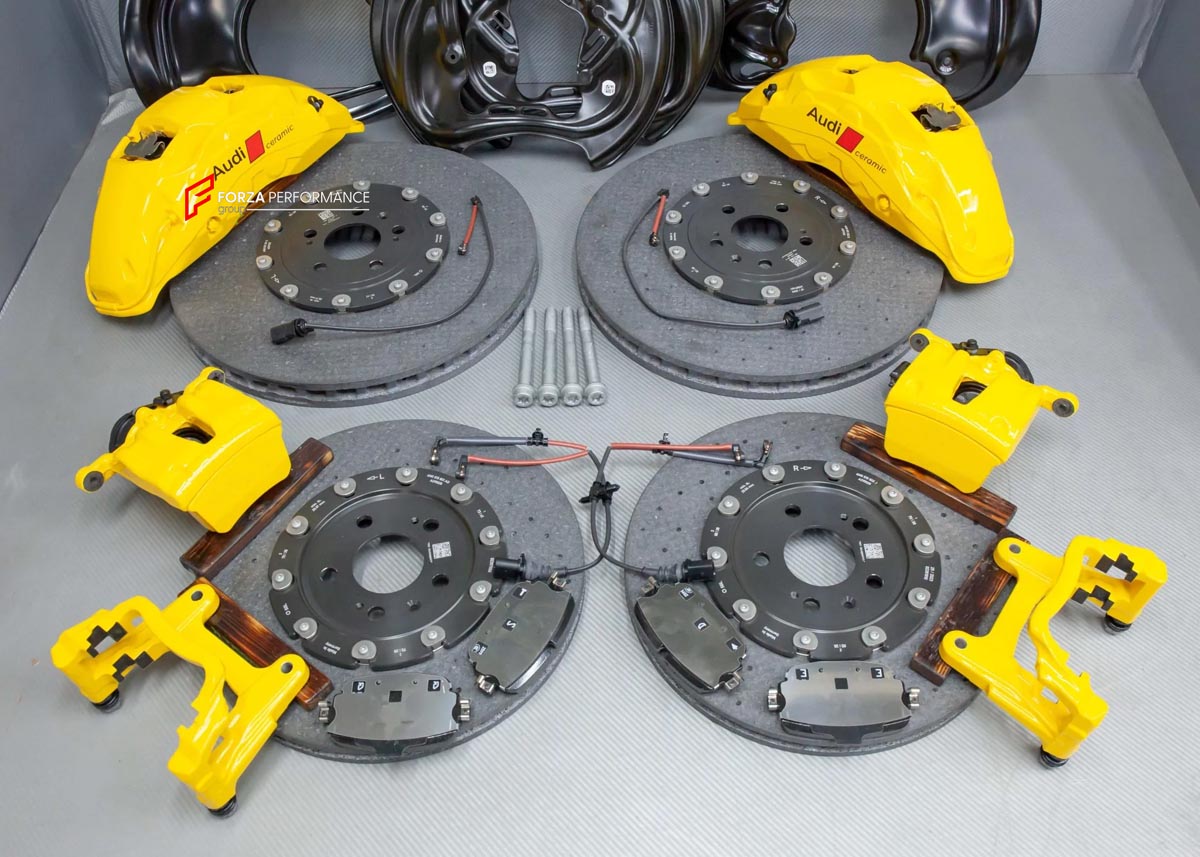 CARBON CERAMIC BIG BRAKE KIT for BIG BRAKE KIT for AUDI RS Q8 4M 2019 - 2024

Forza Performance Group offers various types of big brake kits, all types of aftermarket brake calipers, as well as genuine original brands of all types, such as AP Racing, Brembo, Akebono, AMG, M Performance, Audi, Porsche, Lamborghini, Toyota TRD, etc.

Material: Carbon Ceramic

Current set includes:

2x Authentic Akebono 10 Pot Front Brake Calipers
2x 1 pot Rear Brake Calipers
2x Front Brake Discs 440 mm

2x Rear Brake Discs 37