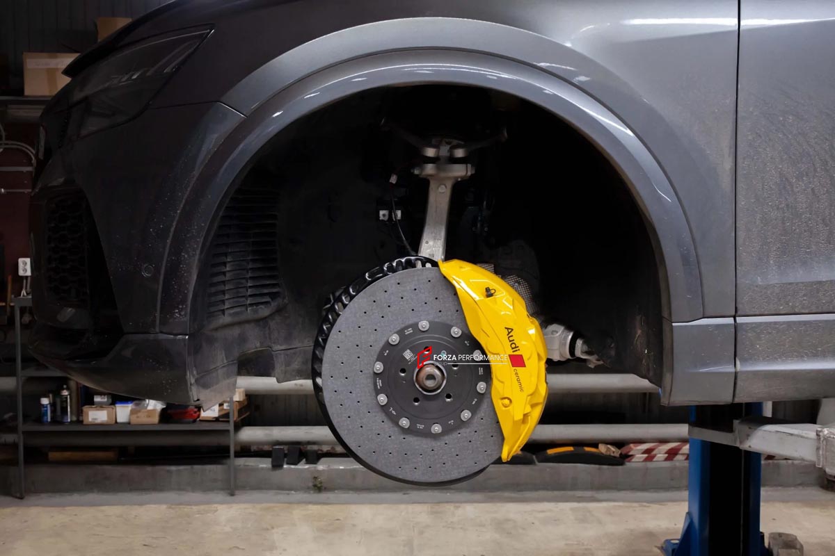 CARBON CERAMIC BIG BRAKE KIT for BIG BRAKE KIT for AUDI RS Q8 4M 2019 - 2024

Forza Performance Group offers various types of big brake kits, all types of aftermarket brake calipers, as well as genuine original brands of all types, such as AP Racing, Brembo, Akebono, AMG, M Performance, Audi, Porsche, Lamborghini, Toyota TRD, etc.

Material: Carbon Ceramic

Current set includes:

2x Authentic Akebono 10 Pot Front Brake Calipers
2x 1 pot Rear Brake Calipers
2x Front Brake Discs 440 mm

2x Rear Brake Discs 37
