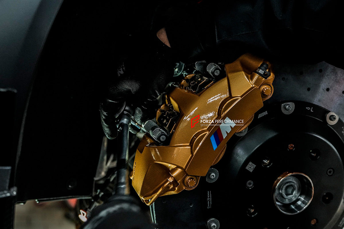 CARBON CERAMIC BIG BRAKE KIT for BIG BRAKE KIT for BMW M5 G90 G99 2024+

Forza Performance Group offers various types of big brake kits, all types of aftermarket brake calipers, as well as genuine original brands of all types, such as AP Racing, Brembo, Akebono, AMG, M Performance, Audi, Porsche, Lamborghini, Toyota TRD, etc.

Material: Carbon Ceramic

Current set includes:

2x Authentic Akebono 10 Pot Front Brake Calipers
2x Authentic Brembo 4 pot Rear Brake Calipers with EPB
2x Front Brake Discs

2x Rear 