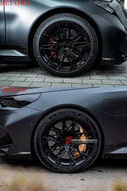 CARBON CERAMIC BIG BRAKE KIT for BIG BRAKE KIT for BMW M5 G90 G99 2024+

Forza Performance Group offers various types of big brake kits, all types of aftermarket brake calipers, as well as genuine original brands of all types, such as AP Racing, Brembo, Akebono, AMG, M Performance, Audi, Porsche, Lamborghini, Toyota TRD, etc.

Material: Carbon Ceramic

Current set includes:

2x Authentic Akebono 10 Pot Front Brake Calipers
2x Authentic Brembo 4 pot Rear Brake Calipers with EPB
2x Front Brake Discs

2x Rear 