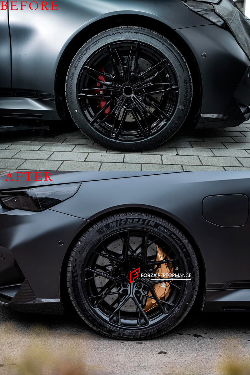 CARBON CERAMIC BIG BRAKE KIT for BIG BRAKE KIT for BMW M5 G90 G99 2024+

Forza Performance Group offers various types of big brake kits, all types of aftermarket brake calipers, as well as genuine original brands of all types, such as AP Racing, Brembo, Akebono, AMG, M Performance, Audi, Porsche, Lamborghini, Toyota TRD, etc.

Material: Carbon Ceramic

Current set includes:

2x Authentic Akebono 10 Pot Front Brake Calipers
2x Authentic Brembo 4 pot Rear Brake Calipers with EPB
2x Front Brake Discs

2x Rear 
