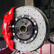 CARBON CERAMIC BIG BRAKE KIT for BMW 5-SERIES 540i G30 LCI 2020 - 2024

Forza Performance Group offers various types of big brake kits, all types of aftermarket brake calipers, as well as genuine original brands of all types, such as AP Racing, Brembo, Akebono, AMG, M Performance, Audi, Porsche, Lamborghini, Toyota TRD, etc.

Material: Carbon Ceramic

Current set includes:

2x Authentic Alcon AC6 6 Pot Front Brake Calipers

2x Authentic Alcon RC4 4 pot Rear Brake Calipers
2x Authentic Belfe Electric Parking