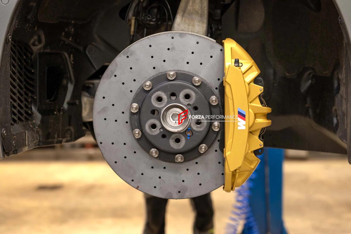 CARBON CERAMIC BIG BRAKE KIT for BMW 8 SERIES M850i G14 G15 G16 2018 - 2022

Forza Performance Group offers various types of big brake kits, all types of aftermarket brake calipers, as well as genuine original brands of all types, such as AP Racing, Brembo, Akebono, AMG, M Performance, Audi, Porsche, Lamborghini, Toyota TRD, etc.

Material: Carbon Ceramic

Current set includes:

2x Authentic Brembo 6 Pot Front Brake Calipers
2x 1 pot Rear Brake Calipers
2x Front Brake Discs 400 mm

2x Rear Brake Discs 398 m
