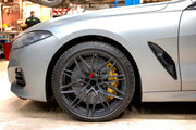 CARBON CERAMIC BIG BRAKE KIT for BMW 8 SERIES M850i G14 G15 G16 2018 - 2022

Forza Performance Group offers various types of big brake kits, all types of aftermarket brake calipers, as well as genuine original brands of all types, such as AP Racing, Brembo, Akebono, AMG, M Performance, Audi, Porsche, Lamborghini, Toyota TRD, etc.

Material: Carbon Ceramic

Current set includes:

2x Authentic Brembo 6 Pot Front Brake Calipers
2x 1 pot Rear Brake Calipers
2x Front Brake Discs 400 mm

2x Rear Brake Discs 398 m