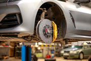 CARBON CERAMIC BIG BRAKE KIT for BMW 8 SERIES M850i G14 G15 G16 2018 - 2022

Forza Performance Group offers various types of big brake kits, all types of aftermarket brake calipers, as well as genuine original brands of all types, such as AP Racing, Brembo, Akebono, AMG, M Performance, Audi, Porsche, Lamborghini, Toyota TRD, etc.

Material: Carbon Ceramic

Current set includes:

2x Authentic Brembo 6 Pot Front Brake Calipers
2x 1 pot Rear Brake Calipers
2x Front Brake Discs 400 mm

2x Rear Brake Discs 398 m