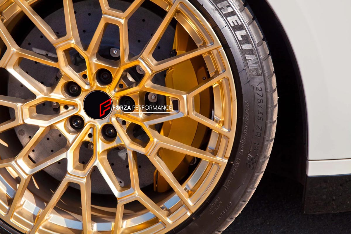 CARBON CERAMIC BIG BRAKE KIT for BMW M3 COMPETITION G80 2020 - 2024

Forza Performance Group offers various types of big brake kits, all types of aftermarket brake calipers, as well as genuine original brands of all types, such as AP Racing, Brembo, Akebono, AMG, M Performance, Audi, Porsche, Lamborghini, Toyota TRD, etc.

Material: Carbon Ceramic

Current set includes:

2x 6 Pot Front Brake Calipers

2x 4 pot Rear Brake Calipers
2x Front Brake Discs 400 mm
2x Rear Brake Discs 380 mm
2x Brake Caliper Adapte