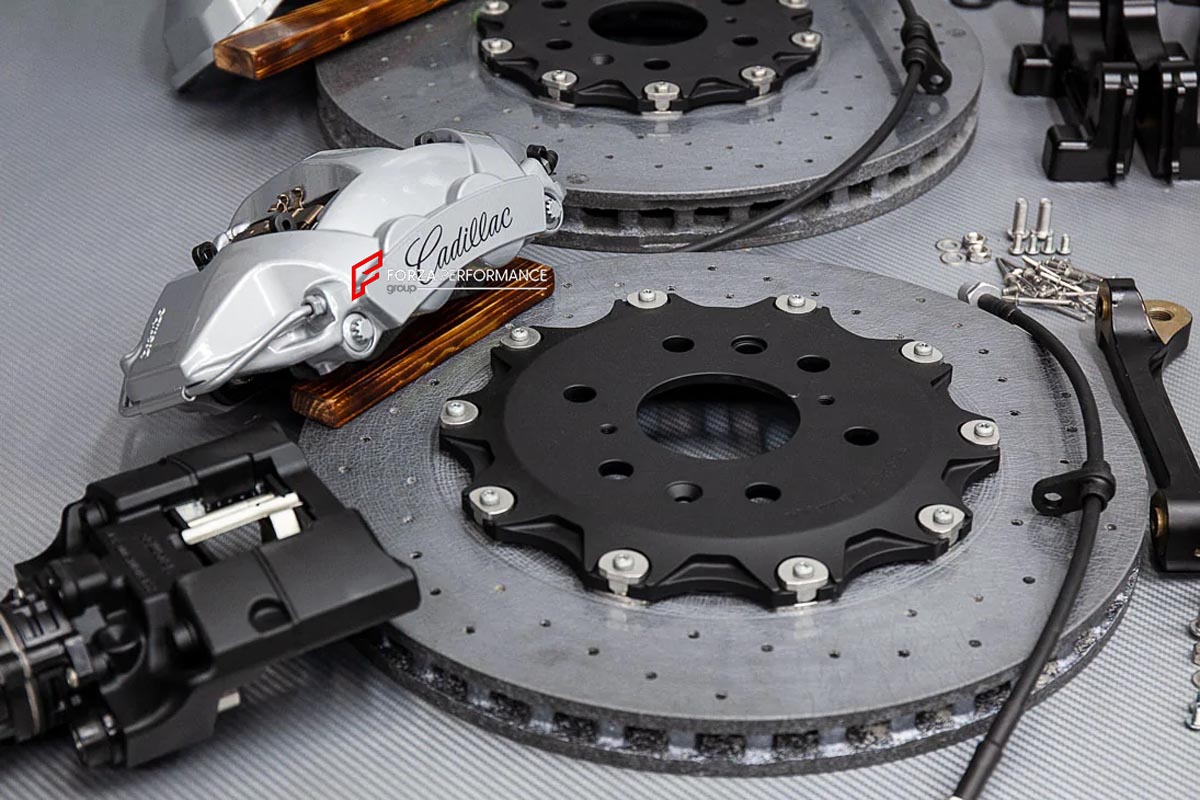 CARBON CERAMIC BIG BRAKE KIT for CADILLAC ESCALADE 2021 - 2024

Forza Performance Group offers various types of big brake kits, all types of aftermarket brake calipers, as well as genuine original brands of all types, such as AP Racing, Brembo, Akebono, AMG, M Performance, Audi, Porsche, Lamborghini, Toyota TRD, etc.

Material: Carbon Ceramic

Current set includes:

2x Authentic Akebono 10 pot Front Brake Calipers
2x Authentic Brembo 4 pot Rear Brake Calipers
2x Authentic Brembo Electronic Parking Brakes
2x