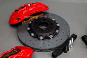 CARBON CERAMIC BIG BRAKE KIT for FERRARI 550 MARANELLO 1996 - 2002

Forza Performance Group offers various types of big brake kits, all types of aftermarket brake calipers, as well as genuine original brands of all types, such as AP Racing, Brembo, Akebono, AMG, M Performance, Audi, Porsche, Lamborghini, Toyota TRD, etc.

Material: Carbon Ceramic

Current set includes:

2x 6 Pot Front Brake Calipers

2x 4 pot Rear Brake Calipers
2x Front Brake Discs 355 mm
2x Rear Brake Discs 356 mm
2x Brake Caliper Adapter