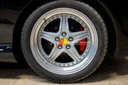 CARBON CERAMIC BIG BRAKE KIT for FERRARI 550 MARANELLO 1996 - 2002

Forza Performance Group offers various types of big brake kits, all types of aftermarket brake calipers, as well as genuine original brands of all types, such as AP Racing, Brembo, Akebono, AMG, M Performance, Audi, Porsche, Lamborghini, Toyota TRD, etc.

Material: Carbon Ceramic

Current set includes:

2x 6 Pot Front Brake Calipers

2x 4 pot Rear Brake Calipers
2x Front Brake Discs 355 mm
2x Rear Brake Discs 356 mm
2x Brake Caliper Adapter