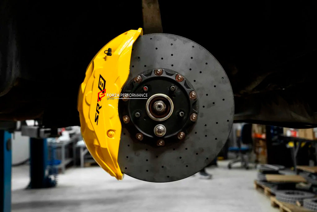 CARBON CERAMIC BIG BRAKE KIT for JEEP GRAND CHEROKEE SRT WK2 2018 - 2023

Forza Performance Group offers various types of big brake kits, all types of aftermarket brake calipers, as well as genuine original brands of all types, such as AP Racing, Brembo, Akebono, AMG, M Performance, Audi, Porsche, Lamborghini, Toyota TRD, etc.

Material: Carbon Ceramic

Current set includes:

2x Authentic Akebono 10 Pot Front Brake Calipers

2x Authentic Brembo 4 pot Rear Brake Calipers
2x Front Brake Discs 420 mm
2x Rear B