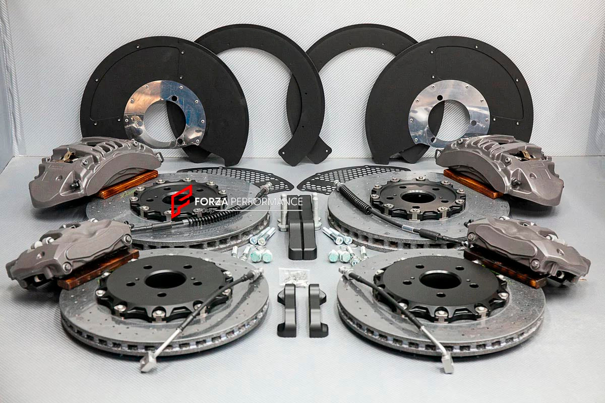 CARBON CERAMIC BIG BRAKE KIT for JEEP GRAND CHEROKEE TRACKHAWK WK2 2018 - 2023

Forza Performance Group offers various types of big brake kits, all types of aftermarket brake calipers, as well as genuine original brands of all types, such as AP Racing, Brembo, Akebono, AMG, M Performance, Audi, Porsche, Lamborghini, Toyota TRD, etc.

Current set includes:

2x 6 Pot Front Brake Calipers
4 pot Rear Brake Calipers
2x Front Brake Discs 402 mm

2x Rear Brake Discs 380 mm
2x Brake Caliper Adapters
4x Brake Pads

