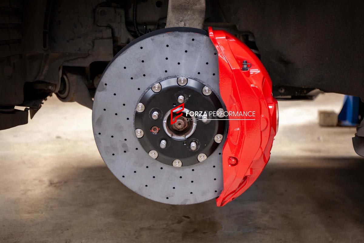 CARBON CERAMIC BIG BRAKE KIT for LAND ROVER RANGE ROVER L405 2012 - 2017

Forza Performance Group offers various types of big brake kits, all types of aftermarket brake calipers, as well as genuine original brands of all types, such as AP Racing, Brembo, Akebono, AMG, M Performance, Audi, Porsche, Lamborghini, Toyota TRD, etc.

Material: Carbon Ceramic

Current set includes:

2x 10 Pot Front Brake Calipers
2x 1 pot Rear Brake Calipers
2x Front Brake Discs 420 mm
2x Rear Brake Discs 396 mm
2x Brake Caliper A