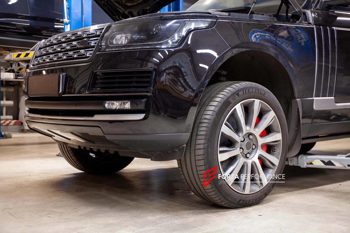 CARBON CERAMIC BIG BRAKE KIT for LAND ROVER RANGE ROVER L405 2012 - 2017

Forza Performance Group offers various types of big brake kits, all types of aftermarket brake calipers, as well as genuine original brands of all types, such as AP Racing, Brembo, Akebono, AMG, M Performance, Audi, Porsche, Lamborghini, Toyota TRD, etc.

Material: Carbon Ceramic

Current set includes:

2x 10 Pot Front Brake Calipers
2x 1 pot Rear Brake Calipers
2x Front Brake Discs 420 mm
2x Rear Brake Discs 396 mm
2x Brake Caliper A