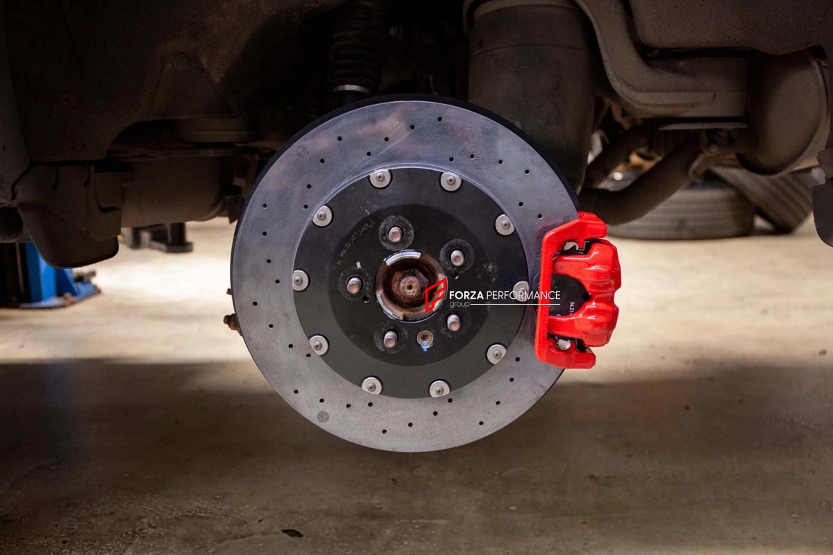 CARBON CERAMIC BIG BRAKE KIT for LAND ROVER RANGE ROVER L405 2012 - 2017

Forza Performance Group offers various types of big brake kits, all types of aftermarket brake calipers, as well as genuine original brands of all types, such as AP Racing, Brembo, Akebono, AMG, M Performance, Audi, Porsche, Lamborghini, Toyota TRD, etc.

Material: Carbon Ceramic

Current set includes:

2x 10 Pot Front Brake Calipers
2x 1 pot Rear Brake Calipers
2x Front Brake Discs 420 mm
2x Rear Brake Discs 396 mm
2x Brake Caliper A