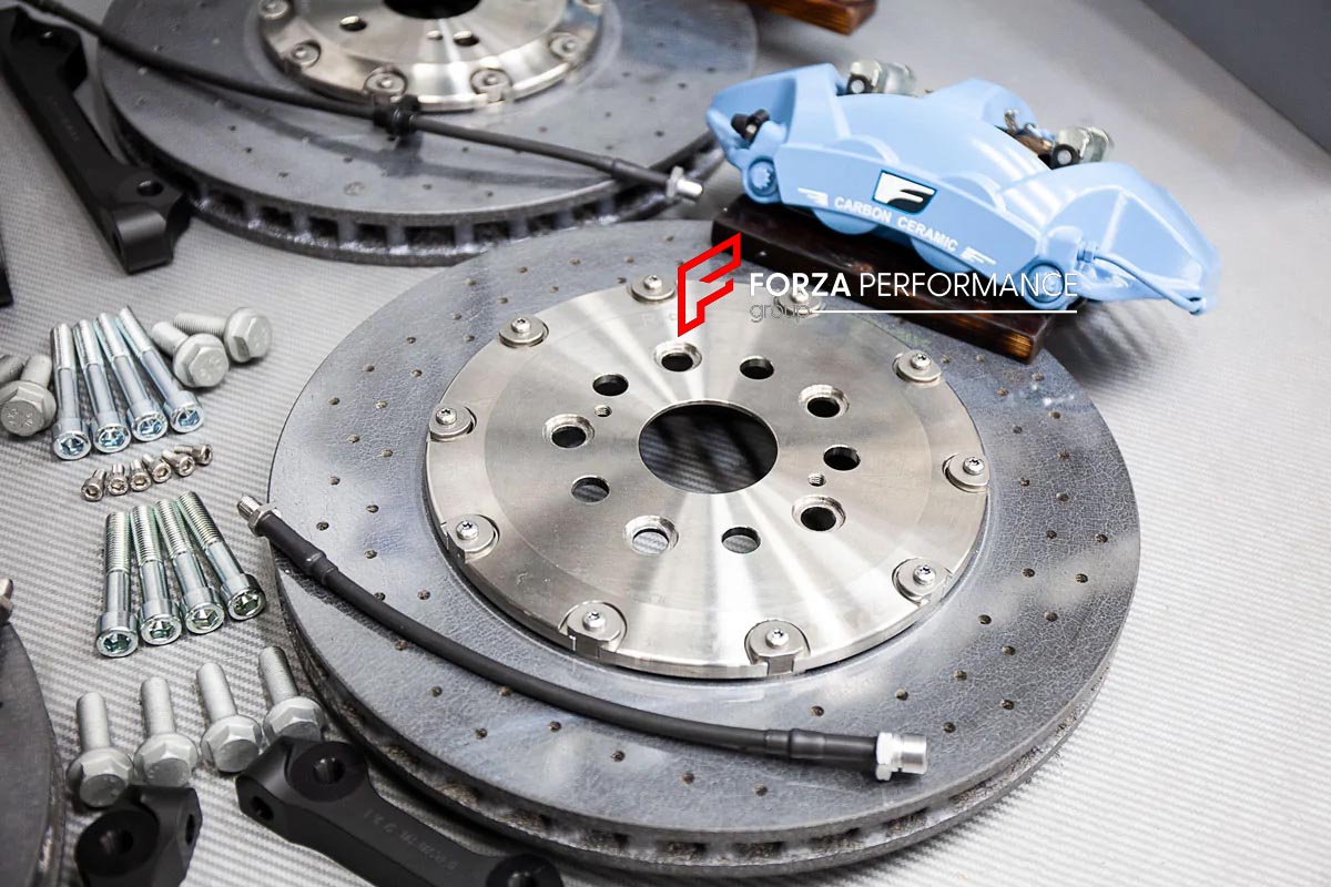 CARBON CERAMIC BIG BRAKE KIT for LEXUS LC500 2017+

Forza Performance Group offers various types of big brake kits, all types of aftermarket brake calipers, as well as genuine original brands of all types, such as AP Racing, Brembo, Akebono, AMG, M Performance, Audi, Porsche, Lamborghini, Toyota TRD, etc.

Material: Carbon Ceramic

Current set includes:

2x Authentic Brembo 6 pot Front Brake Calipers
2x Authentic Brembo 4 pot Rear Brake Calipers
2x Authentic Akebono Electronic Parking Brakes
2x Front Brake 