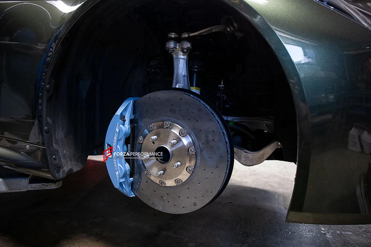CARBON CERAMIC BIG BRAKE KIT for LEXUS LC500 2017+

Forza Performance Group offers various types of big brake kits, all types of aftermarket brake calipers, as well as genuine original brands of all types, such as AP Racing, Brembo, Akebono, AMG, M Performance, Audi, Porsche, Lamborghini, Toyota TRD, etc.

Material: Carbon Ceramic

Current set includes:

2x Authentic Brembo 6 pot Front Brake Calipers
2x Authentic Brembo 4 pot Rear Brake Calipers
2x Authentic Akebono Electronic Parking Brakes
2x Front Brake 