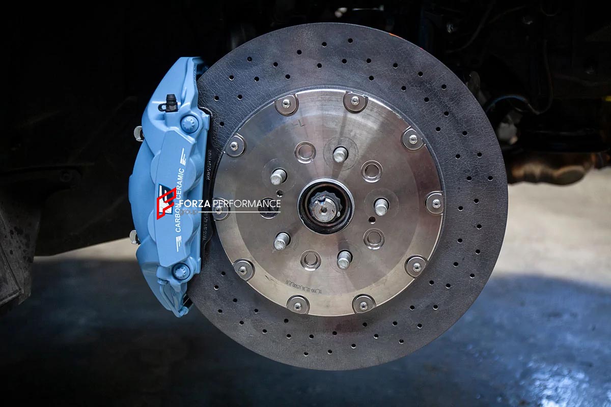 CARBON CERAMIC BIG BRAKE KIT for LEXUS LC500 2017+

Forza Performance Group offers various types of big brake kits, all types of aftermarket brake calipers, as well as genuine original brands of all types, such as AP Racing, Brembo, Akebono, AMG, M Performance, Audi, Porsche, Lamborghini, Toyota TRD, etc.

Material: Carbon Ceramic

Current set includes:

2x Authentic Brembo 6 pot Front Brake Calipers
2x Authentic Brembo 4 pot Rear Brake Calipers
2x Authentic Akebono Electronic Parking Brakes
2x Front Brake 
