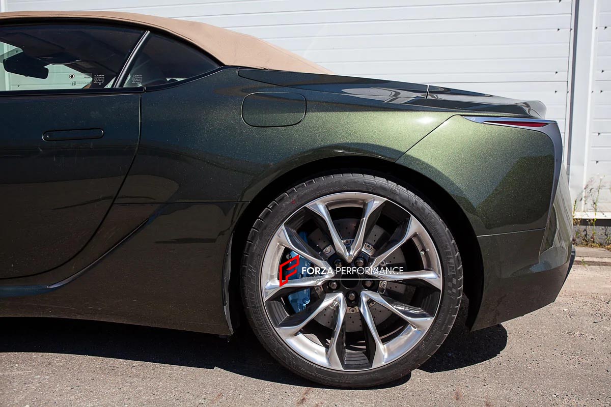 CARBON CERAMIC BIG BRAKE KIT for LEXUS LC500 2017+

Forza Performance Group offers various types of big brake kits, all types of aftermarket brake calipers, as well as genuine original brands of all types, such as AP Racing, Brembo, Akebono, AMG, M Performance, Audi, Porsche, Lamborghini, Toyota TRD, etc.

Material: Carbon Ceramic

Current set includes:

2x Authentic Brembo 6 pot Front Brake Calipers
2x Authentic Brembo 4 pot Rear Brake Calipers
2x Authentic Akebono Electronic Parking Brakes
2x Front Brake 
