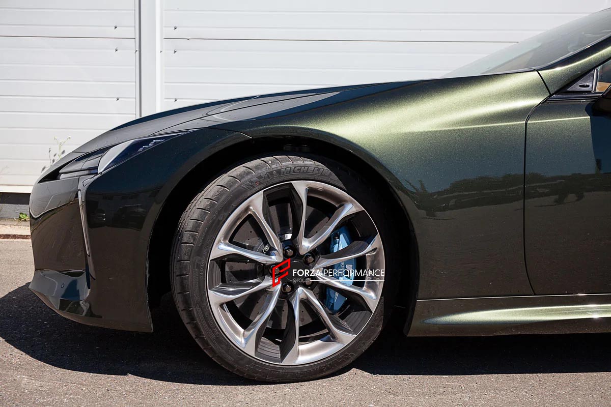 CARBON CERAMIC BIG BRAKE KIT for LEXUS LC500 2017+

Forza Performance Group offers various types of big brake kits, all types of aftermarket brake calipers, as well as genuine original brands of all types, such as AP Racing, Brembo, Akebono, AMG, M Performance, Audi, Porsche, Lamborghini, Toyota TRD, etc.

Material: Carbon Ceramic

Current set includes:

2x Authentic Brembo 6 pot Front Brake Calipers
2x Authentic Brembo 4 pot Rear Brake Calipers
2x Authentic Akebono Electronic Parking Brakes
2x Front Brake 