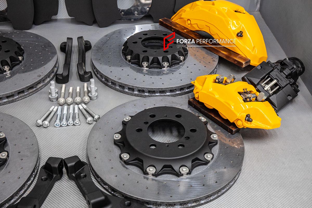 CARBON CERAMIC BIG BRAKE KIT for LEXUS LX600

Forza Performance Group offers various types of big brake kits, all types of aftermarket brake calipers, as well as genuine original brands of all types, such as AP Racing, Brembo, Akebono, AMG, M Performance, Audi, Porsche, Lamborghini, Toyota TRD, etc.

Material: Carbon Ceramic

Current set includes:

2x Authentic Akebono 10 pot Front Brake Calipers
2x Authentic Akebono 4 pot Rear Brake Calipers
2x Authentic Akebono Electronic Parking Brakes
2x Front Brake Dis