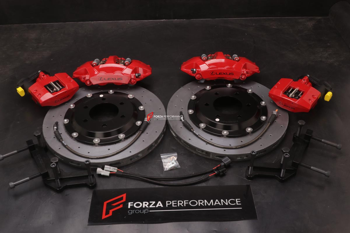 CARBON CERAMIC BIG BRAKE KIT for LEXUS LX600

Forza Performance Group offers various types of big brake kits, all types of aftermarket brake calipers, as well as genuine original brands of all types, such as AP Racing, Brembo, Akebono, AMG, M Performance, Audi, Porsche, Lamborghini, Toyota TRD, etc.

Material: Carbon Ceramic

Current set includes:

2x Authentic Akebono 10 pot Front Brake Calipers
2x Authentic Akebono 4 pot Rear Brake Calipers
2x Authentic Akebono Electronic Parking Brakes
2x Front Brake Dis