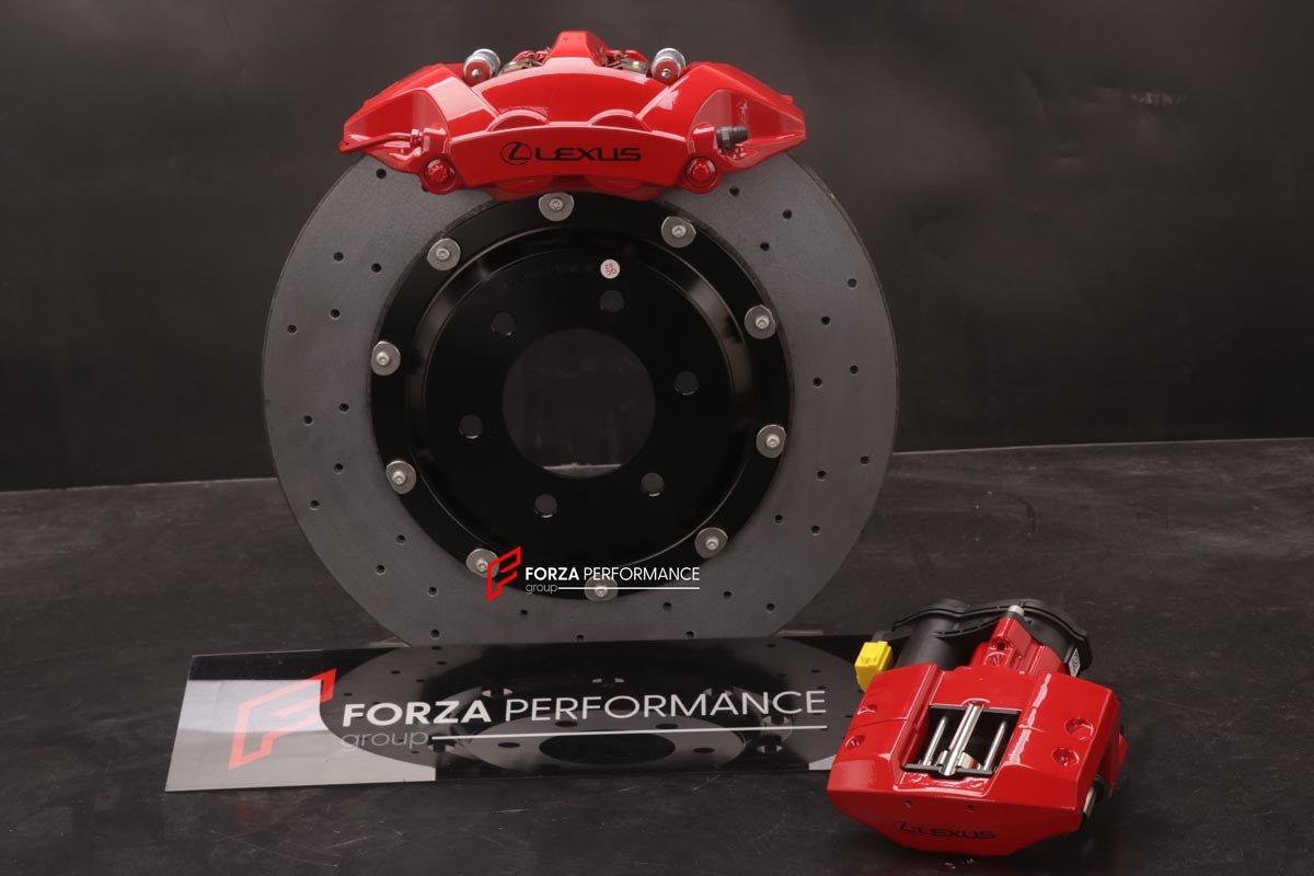 CARBON CERAMIC BIG BRAKE KIT for LEXUS LX600

Forza Performance Group offers various types of big brake kits, all types of aftermarket brake calipers, as well as genuine original brands of all types, such as AP Racing, Brembo, Akebono, AMG, M Performance, Audi, Porsche, Lamborghini, Toyota TRD, etc.

Material: Carbon Ceramic

Current set includes:

2x Authentic Akebono 10 pot Front Brake Calipers
2x Authentic Akebono 4 pot Rear Brake Calipers
2x Authentic Akebono Electronic Parking Brakes
2x Front Brake Dis