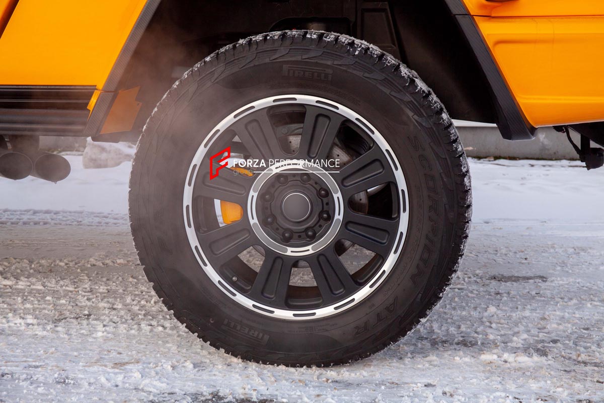 CARBON CERAMIC BIG BRAKE KIT for MERCEDES-BENZ G-CLASS 4×4

Forza Performance Group offers various types of big brake kits, all types of aftermarket brake calipers, as well as genuine original brands of all types, such as AP Racing, Brembo, Akebono, AMG, M Performance, Audi, Porsche, Lamborghini, Toyota TRD, etc.

Material: Carbon Ceramic

Current set includes:

2x 6 Pot Front Brake Calipers
2x 4 pot Rear Brake Calipers
2x Electronic Parking Brakes
2x Front Brake Discs 440 mm
2x Rear Brake Discs 410 mm
4x B