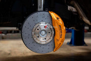 CARBON CERAMIC BIG BRAKE KIT for MERCEDES-BENZ G-CLASS G63 W465 2024+

Forza Performance Group offers various types of big brake kits, all types of aftermarket brake calipers, as well as genuine original brands of all types, such as AP Racing, Brembo, Akebono, AMG, M Performance, Audi, Porsche, Lamborghini, Toyota TRD, etc.

Material: Carbon Ceramic

Current set includes:

2x Authentic Akebono 10 Pot Front Brake Calipers

2x Authentic Brembo 4 pot Rear Brake Calipers
2x Front Brake Discs 440 mm
2x Rear Brak