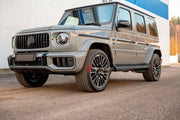 CARBON CERAMIC BIG BRAKE KIT for MERCEDES-BENZ G-CLASS G63 W465 2024+

Forza Performance Group offers various types of big brake kits, all types of aftermarket brake calipers, as well as genuine original brands of all types, such as AP Racing, Brembo, Akebono, AMG, M Performance, Audi, Porsche, Lamborghini, Toyota TRD, etc.

Material: Carbon Ceramic

Current set includes:

2x Authentic Akebono 10 Pot Front Brake Calipers

2x Authentic Brembo 4 pot Rear Brake Calipers
2x Front Brake Discs 440 mm
2x Rear Brak