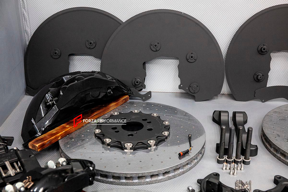 CARBON CERAMIC BIG BRAKE KIT for MERCEDES-BENZ MAYBACH GLS 600 X167 2019+

Forza Performance Group offers various types of big brake kits, all types of aftermarket brake calipers, as well as genuine original brands of all types, such as AP Racing, Brembo, Akebono, AMG, M Performance, Audi, Porsche, Lamborghini, Toyota TRD, etc.

Material: Carbon Ceramic

Current set includes:

2x Authentic Akebono 10 Pot Front Brake Calipers

2x Authentic Brembo 4 pot Rear Brake Calipers
2x Authentic Brembo Electronic Parki