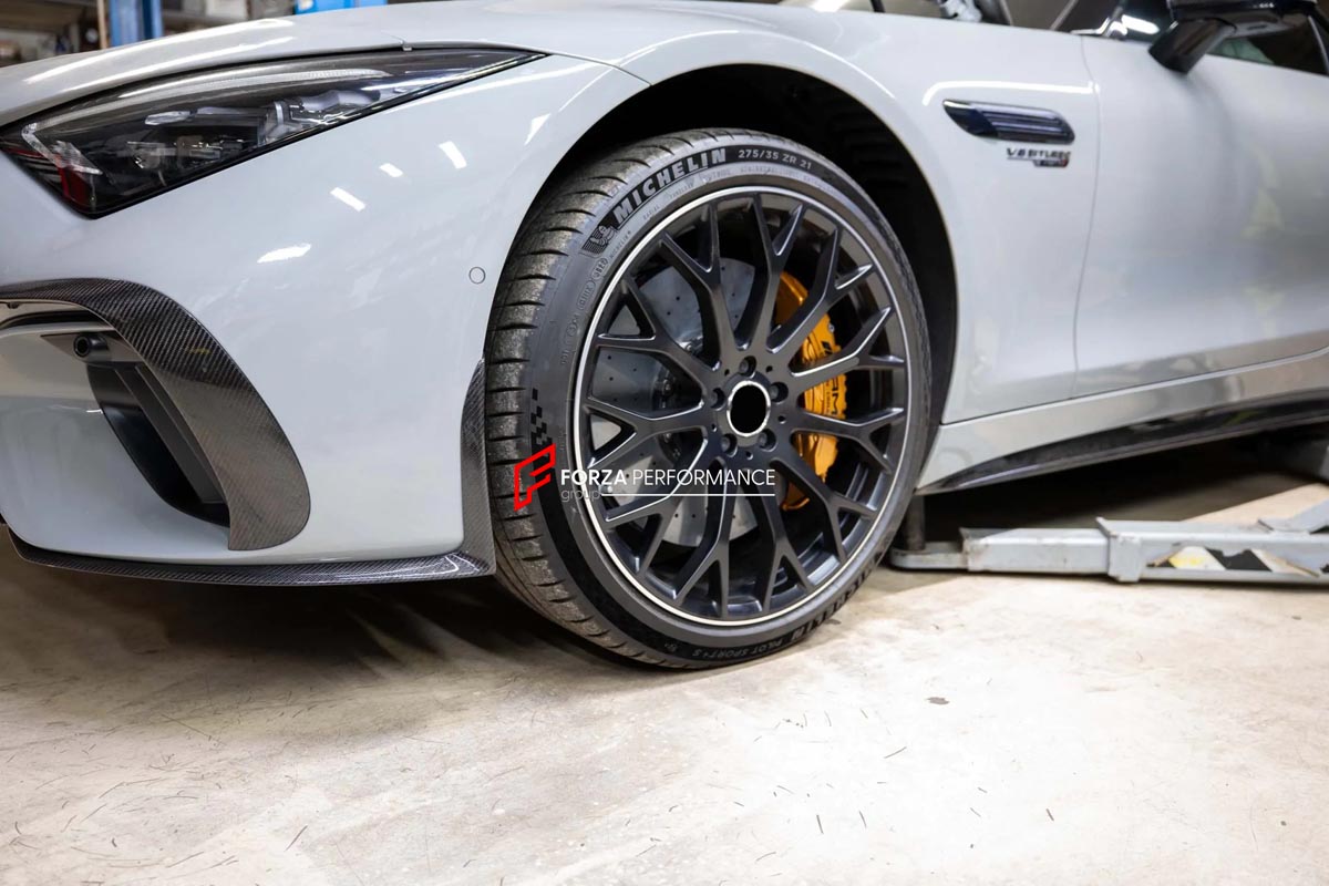 CARBON CERAMIC BIG BRAKE KIT for MERCEDES-BENZ SL 63 AMG R232 2022+

Forza Performance Group offers various types of big brake kits, all types of aftermarket brake calipers, as well as genuine original brands of all types, such as AP Racing, Brembo, Akebono, AMG, M Performance, Audi, Porsche, Lamborghini, Toyota TRD, etc.

Material: Carbon Ceramic

Current set includes:

2x Genuine Mercedes Benz AMG 6 Pot Front Brake Calipers

2x Genuine Mercedes Benz AMG 1 pot Rear Brake Calipers
2x Front Brake Discs 402 m