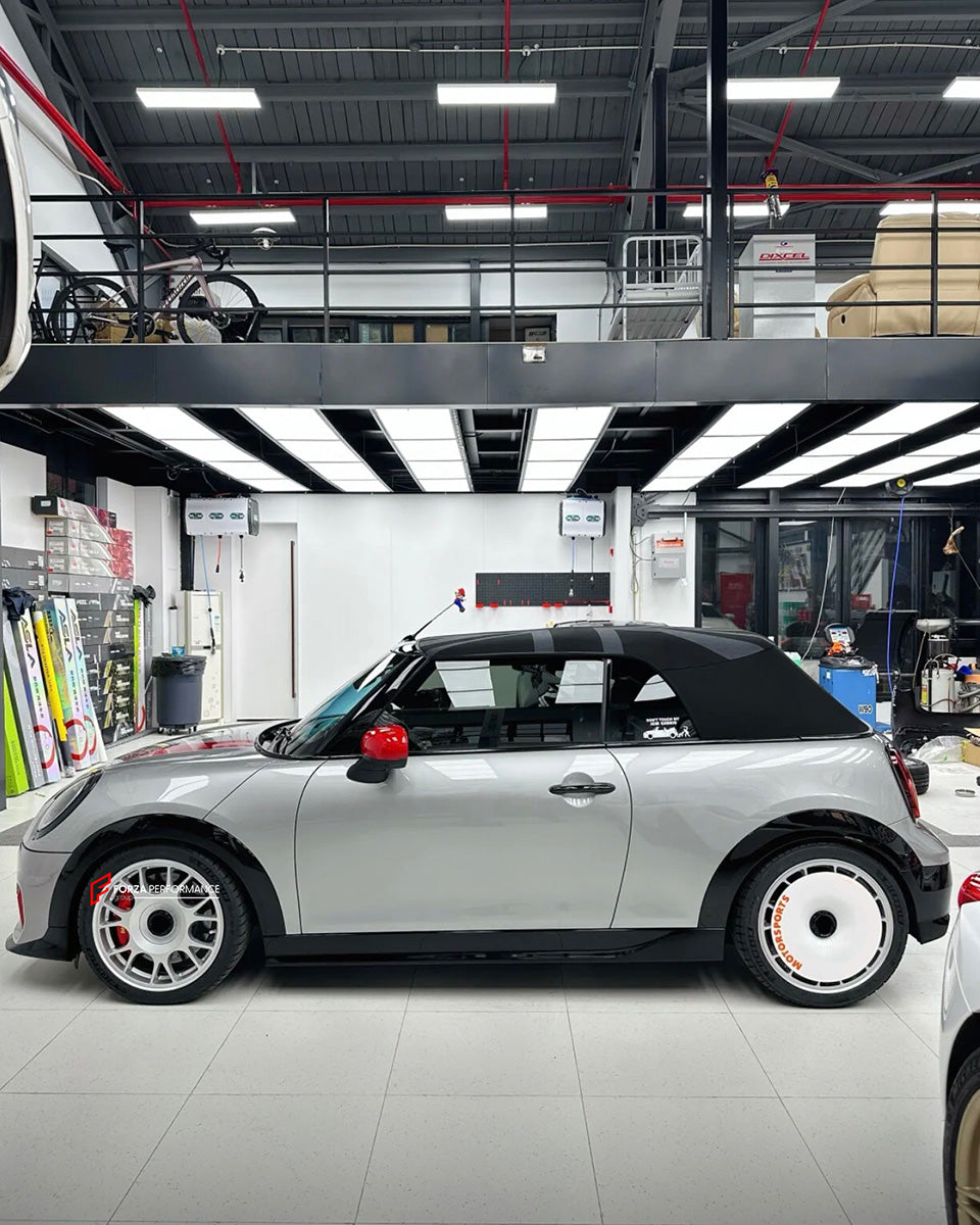 CARBON CERAMIC BIG BRAKE KIT for MINI COOPER F56 2021 - 2024

Forza Performance Group offers various types of big brake kits, all types of aftermarket brake calipers, as well as genuine original brands of all types, such as AP Racing, Brembo, Akebono, AMG, M Performance, Audi, Porsche, Lamborghini, Toyota TRD, etc.

Material: Carbon Ceramic

Current set includes:

2x Authentic AP9660 10 pot Front Brake Calipers

2x Front Brake Discs 355 mm

2x Brake Caliper Adapters
2x Brake Pads