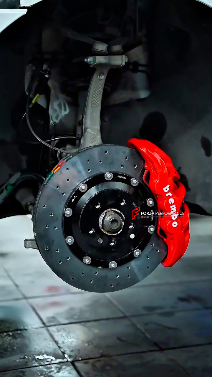 CARBON CERAMIC BIG BRAKE KIT for PORSCHE MACAN 2021 - 2024

Forza Performance Group offers various types of big brake kits, all types of aftermarket brake calipers, as well as genuine original brands of all types, such as AP Racing, Brembo, Akebono, AMG, M Performance, Audi, Porsche, Lamborghini, Toyota TRD, etc.

Material: Carbon Ceramic

Current set includes:

2x Authentic Brembo BM6 6 Pot Front Brake Calipers

2x Front Brake Discs 380 mm

2x Brake Caliper Adapters
2x Brake Pads

PLEASE INCLUDE YOUR VIN, 