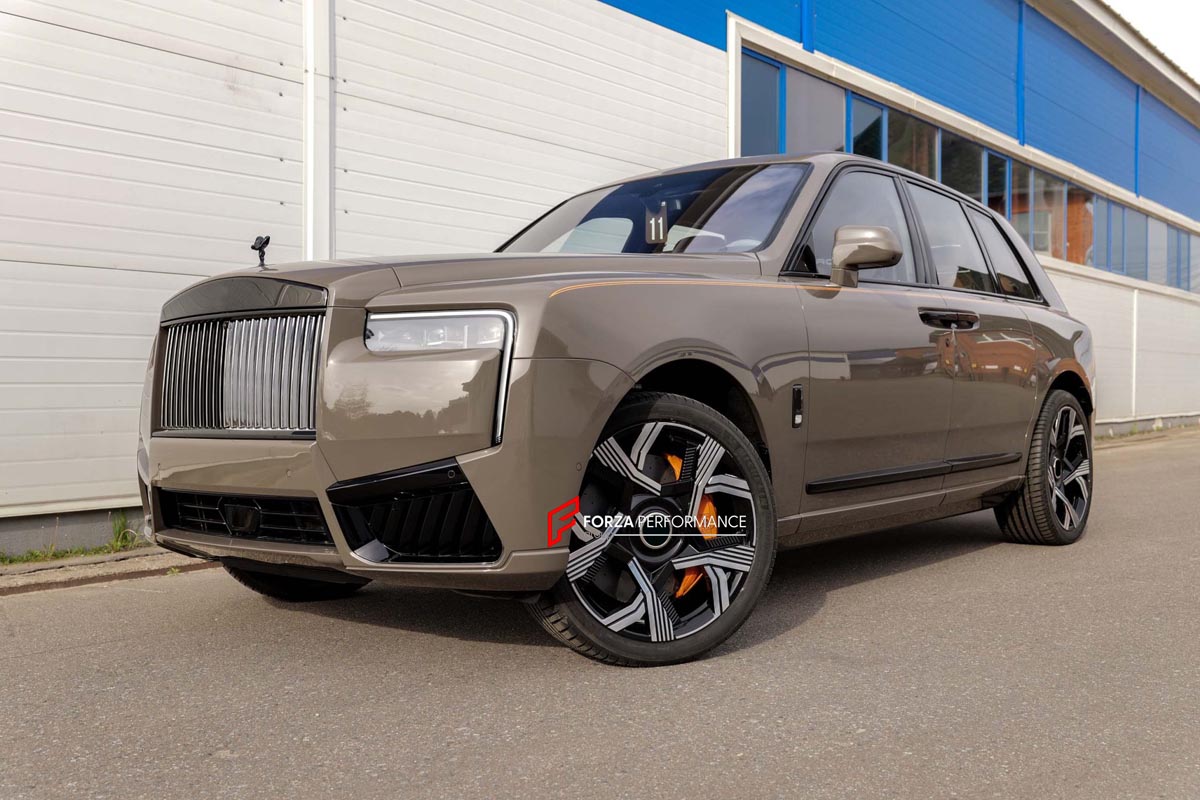 CARBON CERAMIC BIG BRAKE KIT for ROLLS-ROYCE CULLINAN SERIES 2 2024+

Forza Performance Group offers various types of big brake kits, all types of aftermarket brake calipers, as well as genuine original brands of all types, such as AP Racing, Brembo, Akebono, AMG, M Performance, Audi, Porsche, Lamborghini, Toyota TRD, etc.

Material: Carbon Ceramic

Current set includes:

2x Authentic Akebono 10 Pot Front Brake Calipers

4 pot Rear Brake Calipers with integrated Electric Parking Brake
2x Front Brake Discs 4