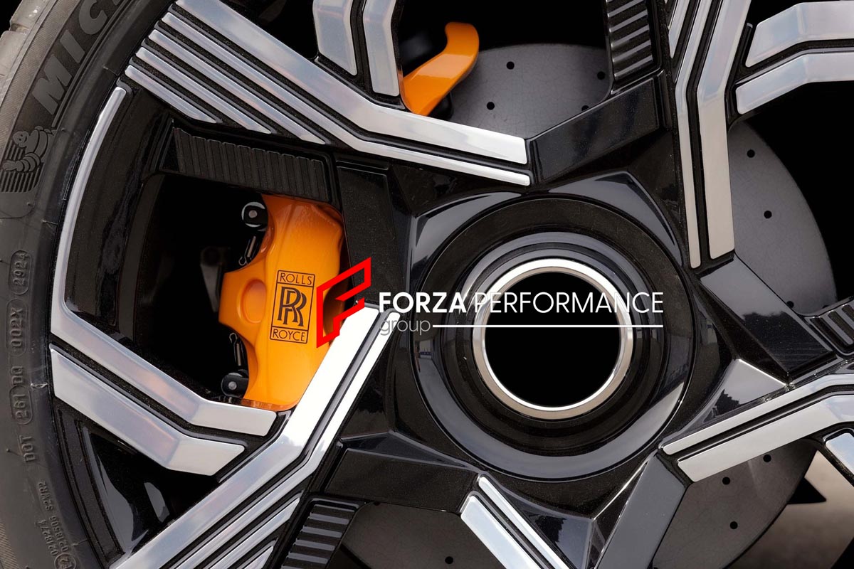 CARBON CERAMIC BIG BRAKE KIT for ROLLS-ROYCE CULLINAN SERIES 2 2024+

Forza Performance Group offers various types of big brake kits, all types of aftermarket brake calipers, as well as genuine original brands of all types, such as AP Racing, Brembo, Akebono, AMG, M Performance, Audi, Porsche, Lamborghini, Toyota TRD, etc.

Material: Carbon Ceramic

Current set includes:

2x Authentic Akebono 10 Pot Front Brake Calipers

4 pot Rear Brake Calipers with integrated Electric Parking Brake
2x Front Brake Discs 4