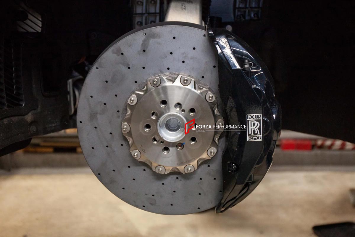 CARBON CERAMIC BIG BRAKE KIT for ROLLS-ROYCE PHANTOM 2017+

Forza Performance Group offers various types of big brake kits, all types of aftermarket brake calipers, as well as genuine original brands of all types, such as AP Racing, Brembo, Akebono, AMG, M Performance, Audi, Porsche, Lamborghini, Toyota TRD, etc.

Material: Carbon Ceramic

Current set includes:
2x Authentic Akebono 10 Pot Front Brake Calipers
2x 4 pot Rear Brake Calipers
2x Front Brake Discs 440 mm
2x Rear Brake Discs 410 mm
2x Brake Calipe