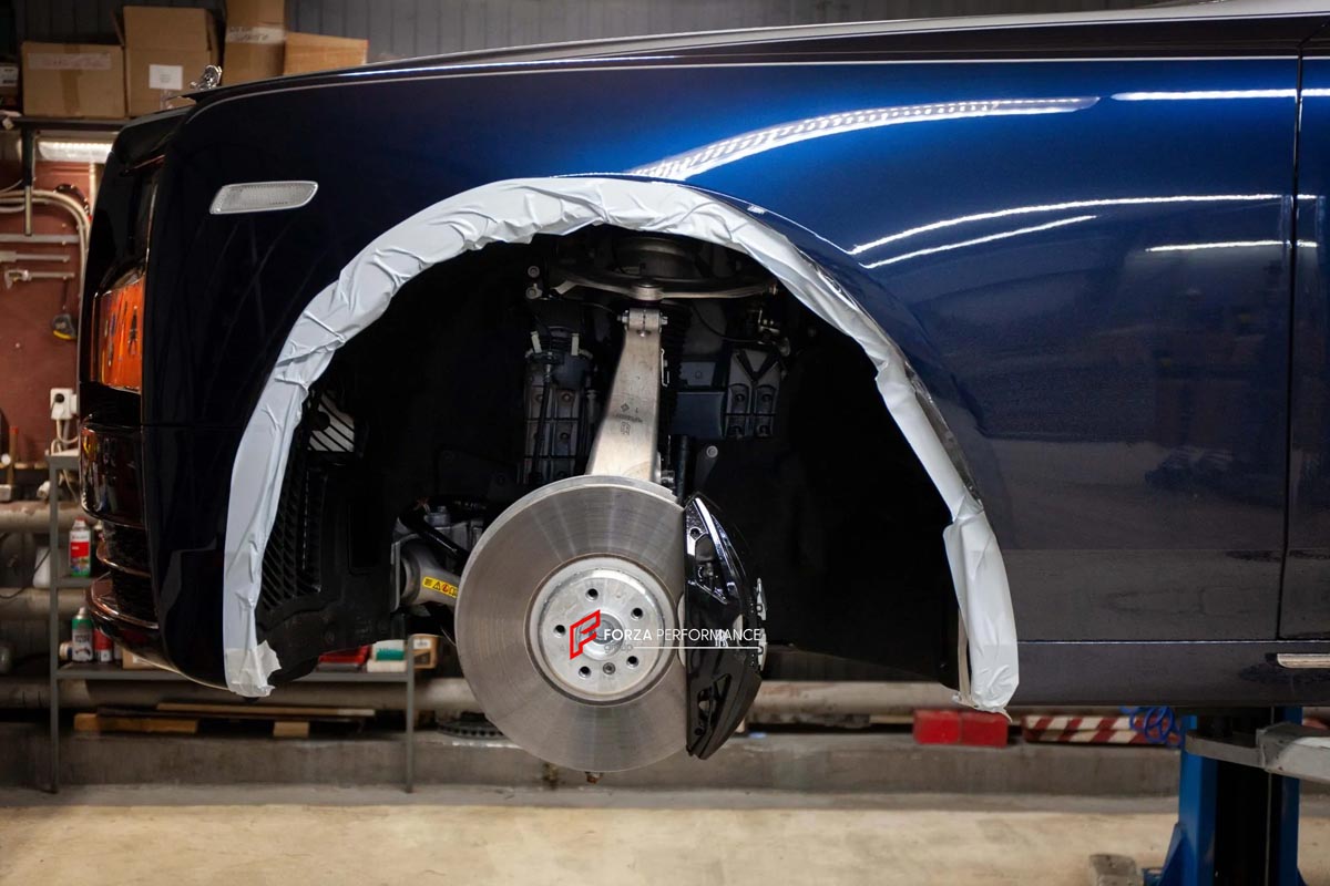 CARBON CERAMIC BIG BRAKE KIT for ROLLS-ROYCE PHANTOM 2017+

Forza Performance Group offers various types of big brake kits, all types of aftermarket brake calipers, as well as genuine original brands of all types, such as AP Racing, Brembo, Akebono, AMG, M Performance, Audi, Porsche, Lamborghini, Toyota TRD, etc.

Material: Carbon Ceramic

Current set includes:
2x Authentic Akebono 10 Pot Front Brake Calipers
2x 4 pot Rear Brake Calipers
2x Front Brake Discs 440 mm
2x Rear Brake Discs 410 mm
2x Brake Calipe