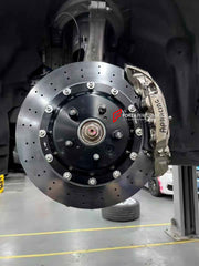 CARBON CERAMIC BIG BRAKE KIT for TESLA MODEL S PLAID 2021+

Forza Performance Group offers various types of big brake kits, all types of aftermarket brake calipers, as well as genuine original brands of all types, such as AP Racing, Brembo, Akebono, AMG, M Performance, Audi, Porsche, Lamborghini, Toyota TRD, etc.

Material: Carbon Ceramic

Current set includes:

2x Authentic AP Racing CP6169 6 Pot Front Brake Calipers

2x Authentic AP Racing CP9449 4 pot Rear Brake Calipers
2x Front Brake Discs 380 mm
2x Re