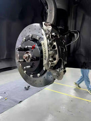 CARBON CERAMIC BIG BRAKE KIT for TESLA MODEL S PLAID 2021+

Forza Performance Group offers various types of big brake kits, all types of aftermarket brake calipers, as well as genuine original brands of all types, such as AP Racing, Brembo, Akebono, AMG, M Performance, Audi, Porsche, Lamborghini, Toyota TRD, etc.

Material: Carbon Ceramic

Current set includes:

2x Authentic AP Racing CP6169 6 Pot Front Brake Calipers

2x Authentic AP Racing CP9449 4 pot Rear Brake Calipers
2x Front Brake Discs 380 mm
2x Re