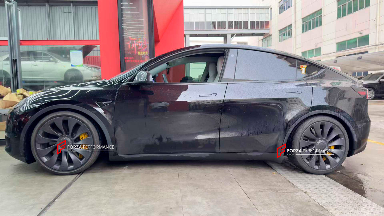 CARBON CERAMIC BIG BRAKE KIT for TESLA MODEL Y 2020 - 2025

Forza Performance Group offers various types of big brake kits, all types of aftermarket brake calipers, as well as genuine original brands of all types, such as AP Racing, Brembo, Akebono, AMG, M Performance, Audi, Porsche, Lamborghini, Toyota TRD, etc.

Material: Carbon Ceramic

Current set includes:

2x Authentic Brembo 6 Pot Front Brake Calipers

2x Authentic Brembo 4 pot Rear Brake Calipers
2x Front Brake Discs 405 mm
2x Rear Brake Discs 380 m