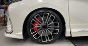 CARBON CERAMIC BIG BRAKE KIT for TOYOTA ALPHARD 40 SERIES 2023+

Forza Performance Group offers various types of big brake kits, all types of aftermarket brake calipers, as well as genuine original brands of all types, such as AP Racing, Brembo, Akebono, AMG, M Performance, Audi, Porsche, Lamborghini, Toyota TRD, etc.

Material: Carbon Ceramic

Current set includes:

2x Authentic Brembo GT350 6 Pot Front Brake Calipers
2x 4 pot Rear Brake Calipers
2x Front Brake Discs 410 mm

2x Rear Brake Discs 370 mm

2x 