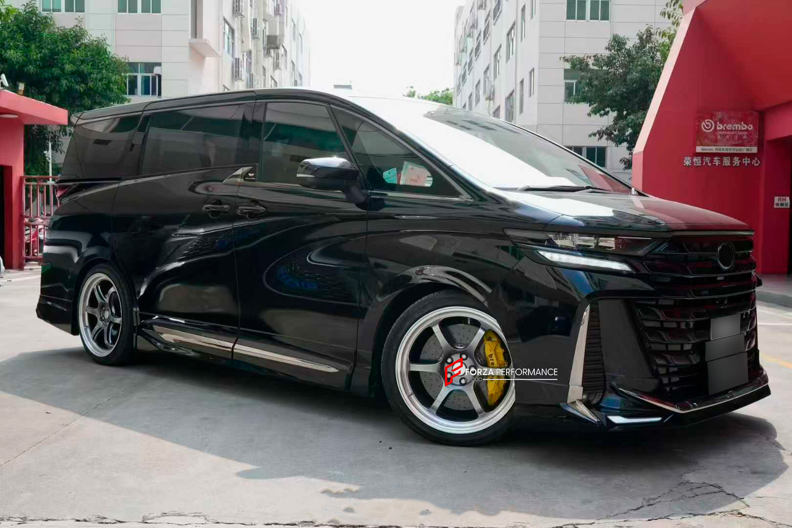 CARBON CERAMIC BIG BRAKE KIT for TOYOTA ALPHARD 40 SERIES 2023+

Forza Performance Group offers various types of big brake kits, all types of aftermarket brake calipers, as well as genuine original brands of all types, such as AP Racing, Brembo, Akebono, AMG, M Performance, Audi, Porsche, Lamborghini, Toyota TRD, etc.

Material: Carbon Ceramic

Current set includes:

2x Authentic Brembo 6 Pot Front Brake Calipers

2x Front Brake Discs 400 mm

2x Brake Caliper Adapters
2x Brake Pads

PLEASE INCLUDE YOUR VIN,