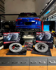 CARBON CERAMIC BIG BRAKE KIT for VOLKSWAGEN GOLF 8R 2022 - 2024

Forza Performance Group offers various types of big brake kits, all types of aftermarket brake calipers, as well as genuine original brands of all types, such as AP Racing, Brembo, Akebono, AMG, M Performance, Audi, Porsche, Lamborghini, Toyota TRD, etc.

Material: Carbon Ceramic

Current set includes:

2x Authentic Alcon RC6 6 Pot Front Brake Calipers

2x Front Brake Discs 380 mm

2x Brake Caliper Adapters
2x Brake Pads

PLEASE INCLUDE YOUR V